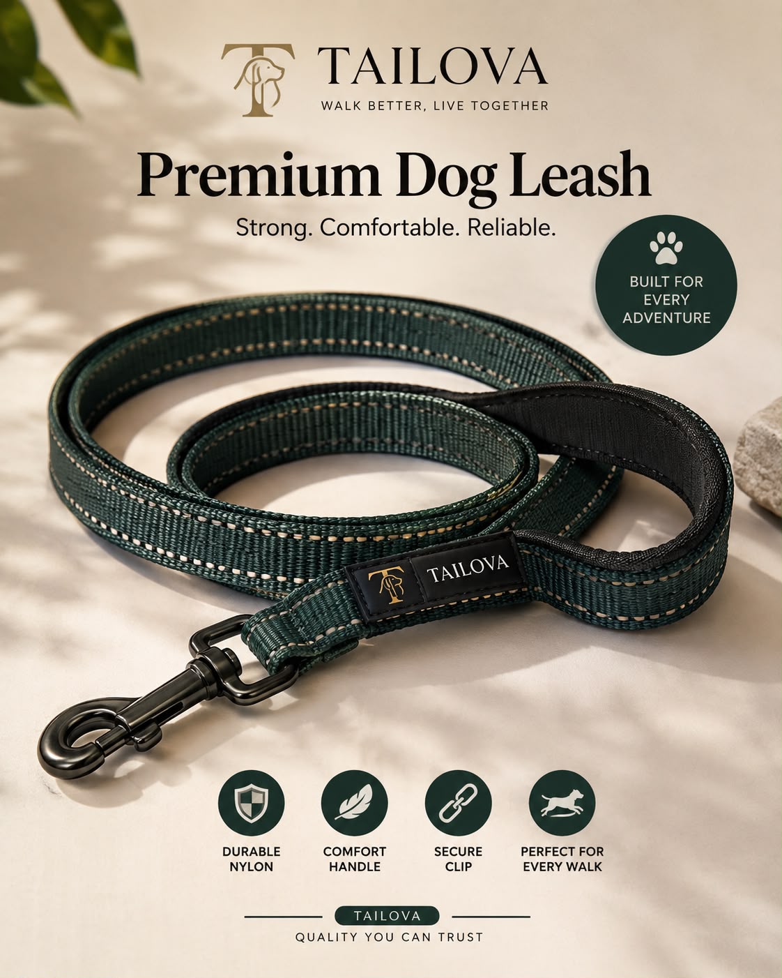 Tailova Premium Dog Leash